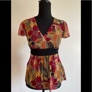 Gently used Apt. 9 V-neck, Small Petite blouse